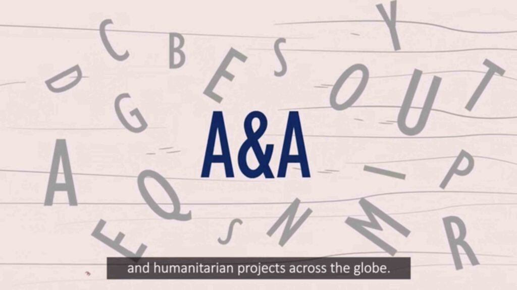 Graphic of a group of English letters on a table with “A&A” highlighted.